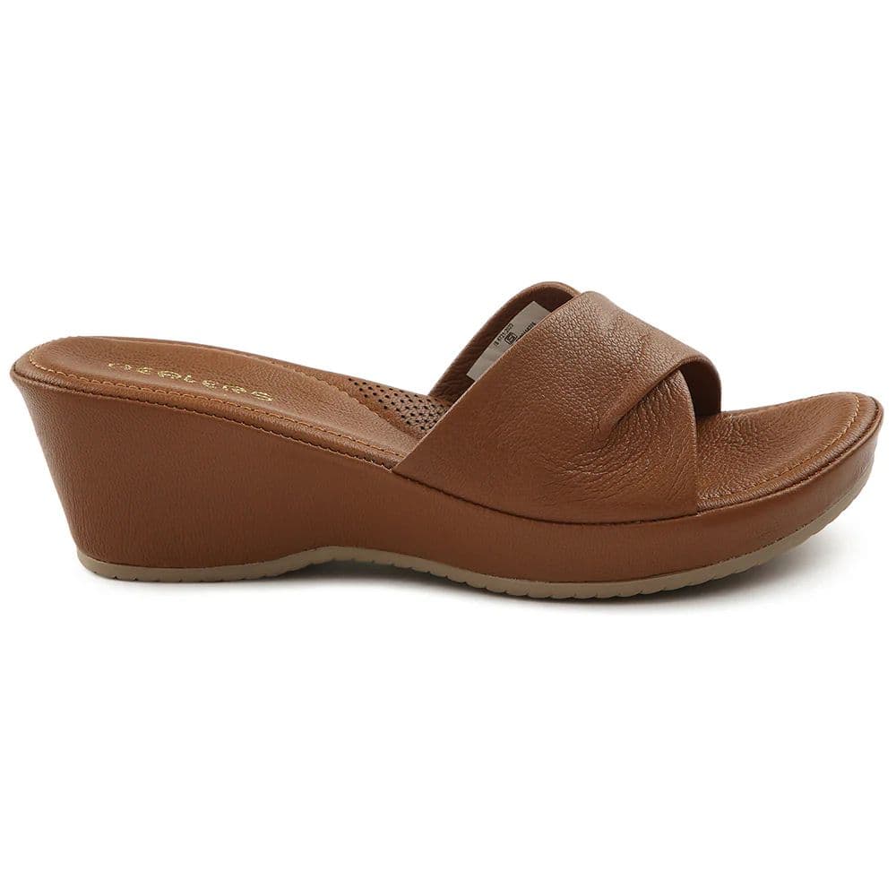Healers Tan Casual Sandal For Women JD-33 By Liberty — photo 2