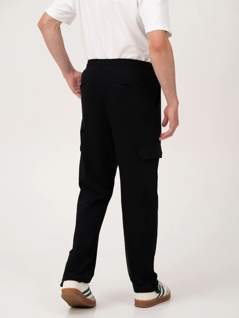 Motion Black Relaxed Fit Cargo Sweatpants — photo 8