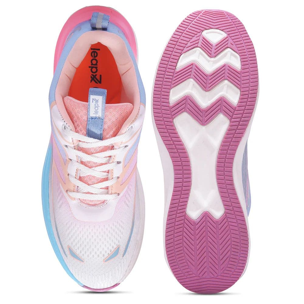 Leap7x SINESTAR-E Pink Sports Lacing Running Shoes For Women By Liberty — photo 6