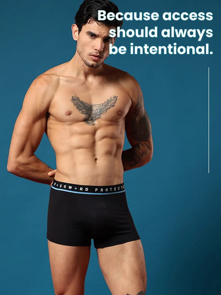 Statement Men's Trunk "Password Protected" — photo 4