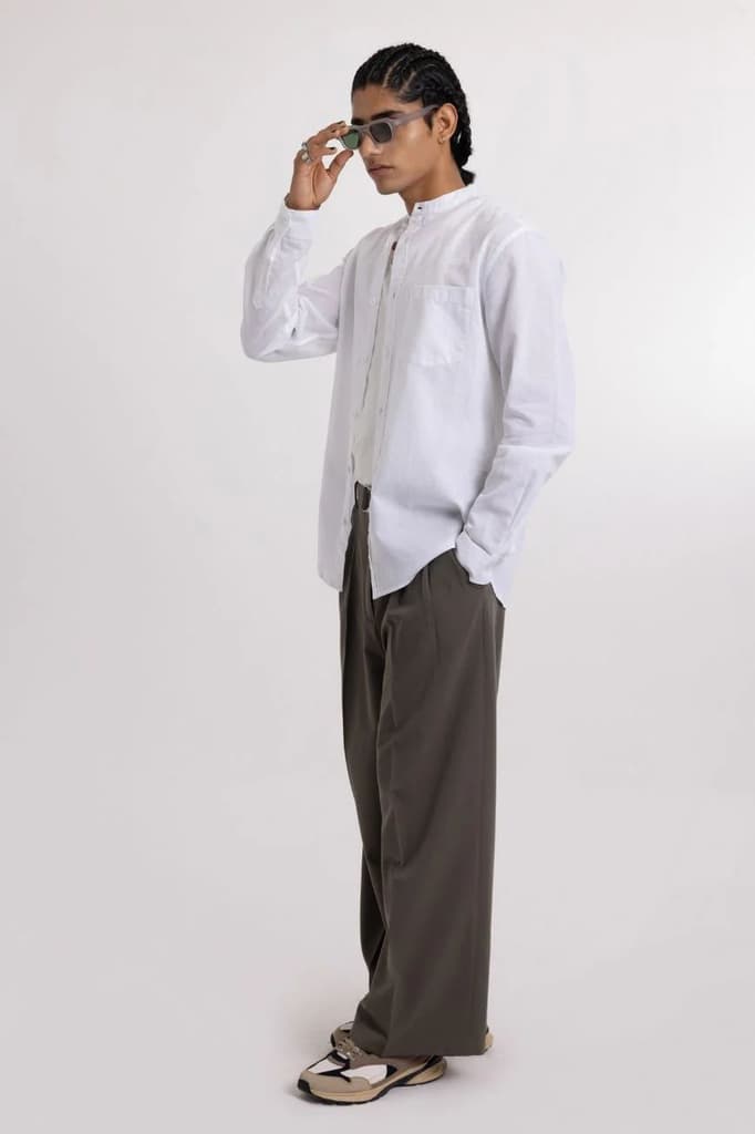 Linen Shirt // White — photo 4