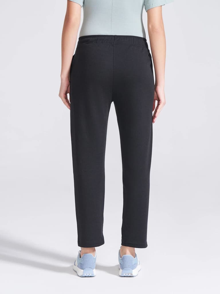 Women's Black Regular Fit Track Pants — photo 5