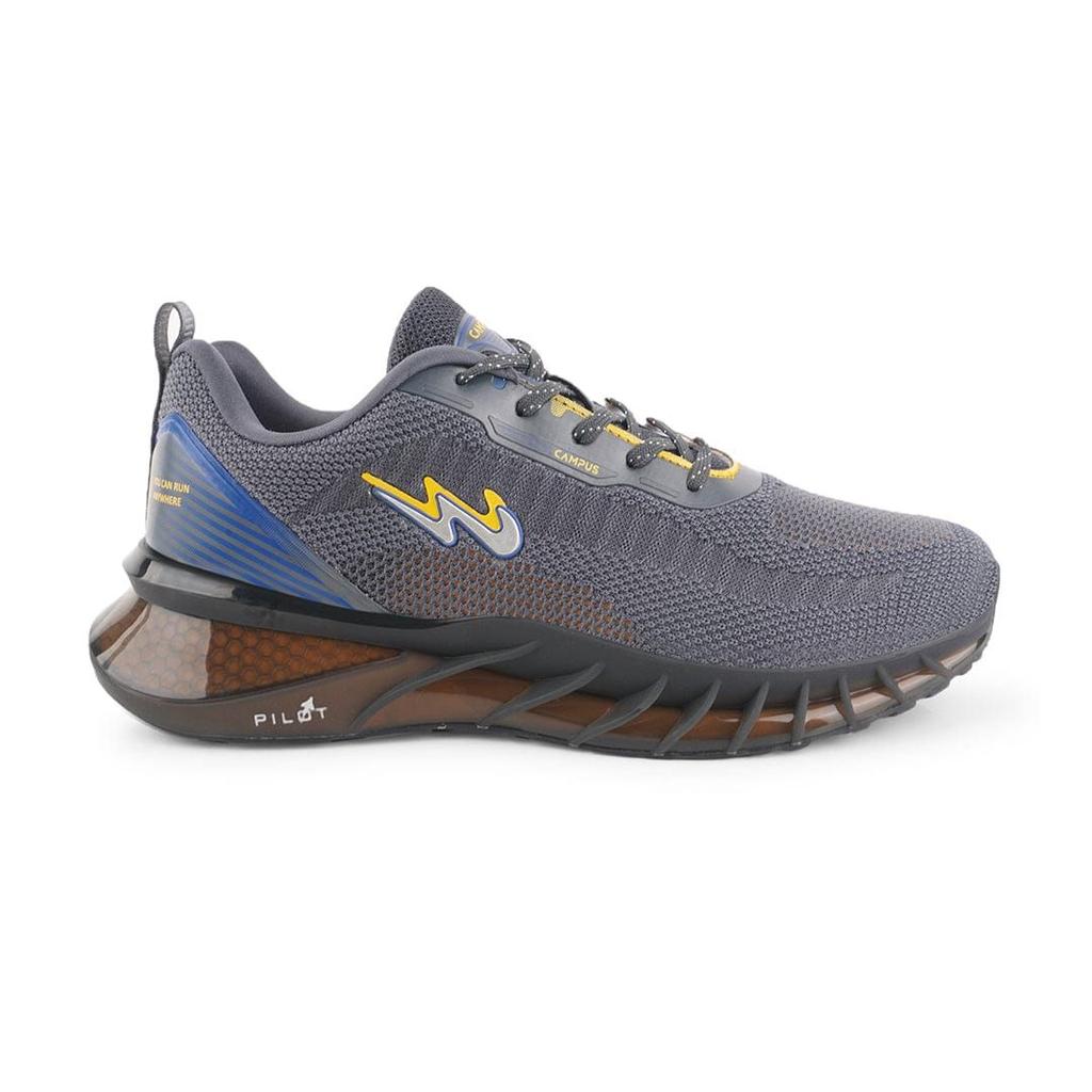 HOOD Grey Men's Running Shoes