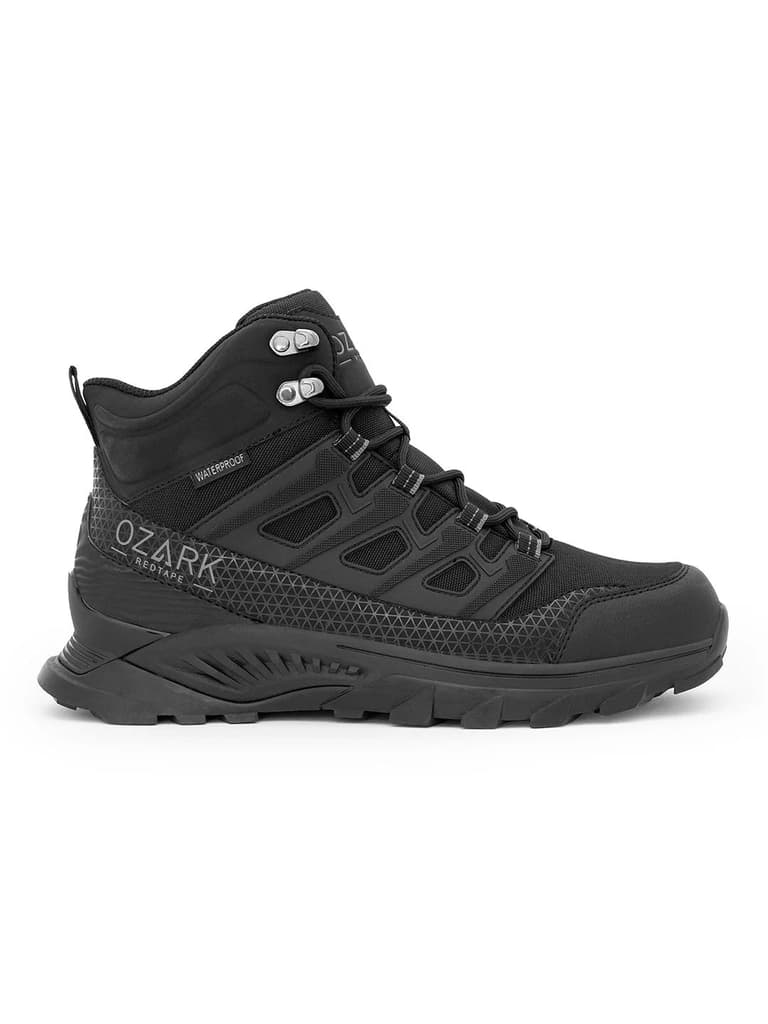 Black Trekking Shoes for Men | High-Top Outdoor — photo 2