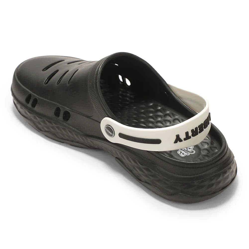 A-HA Casual Black Clogs For Men BEACHRIDEM By Liberty — photo 4