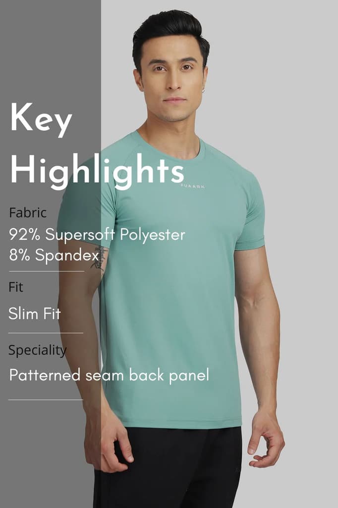 Sleek T-shirt Green — photo 6