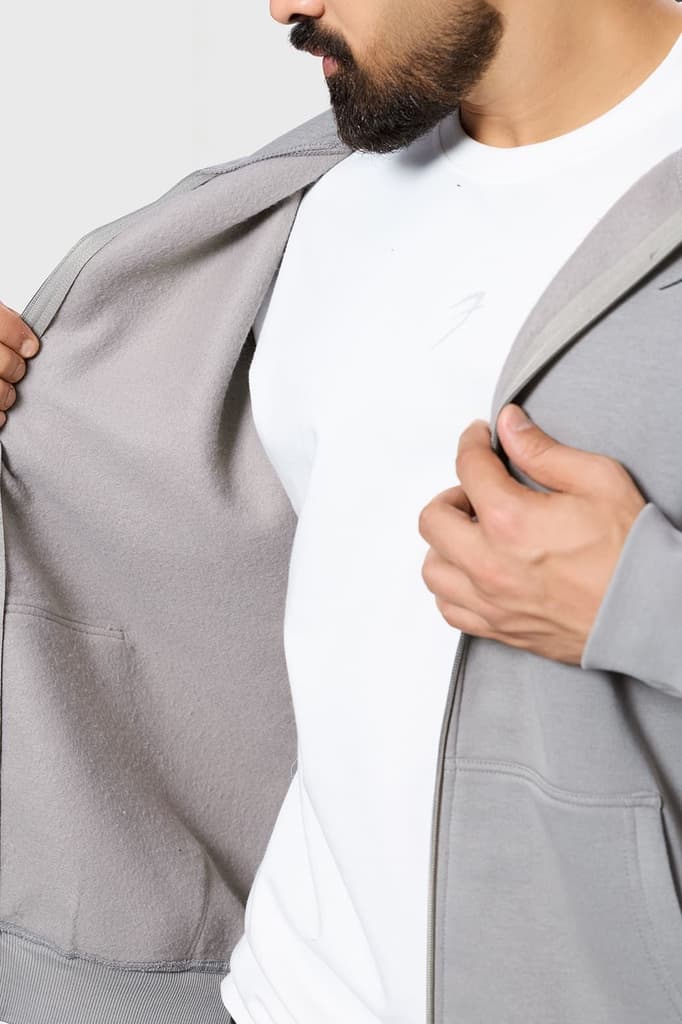 Brookline Oversized Jacket Grey — photo 6