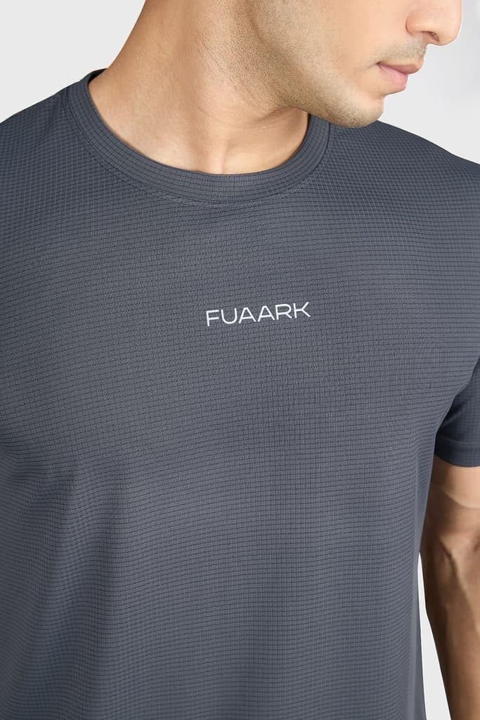 Checks Running T-shirt Grey — photo 3