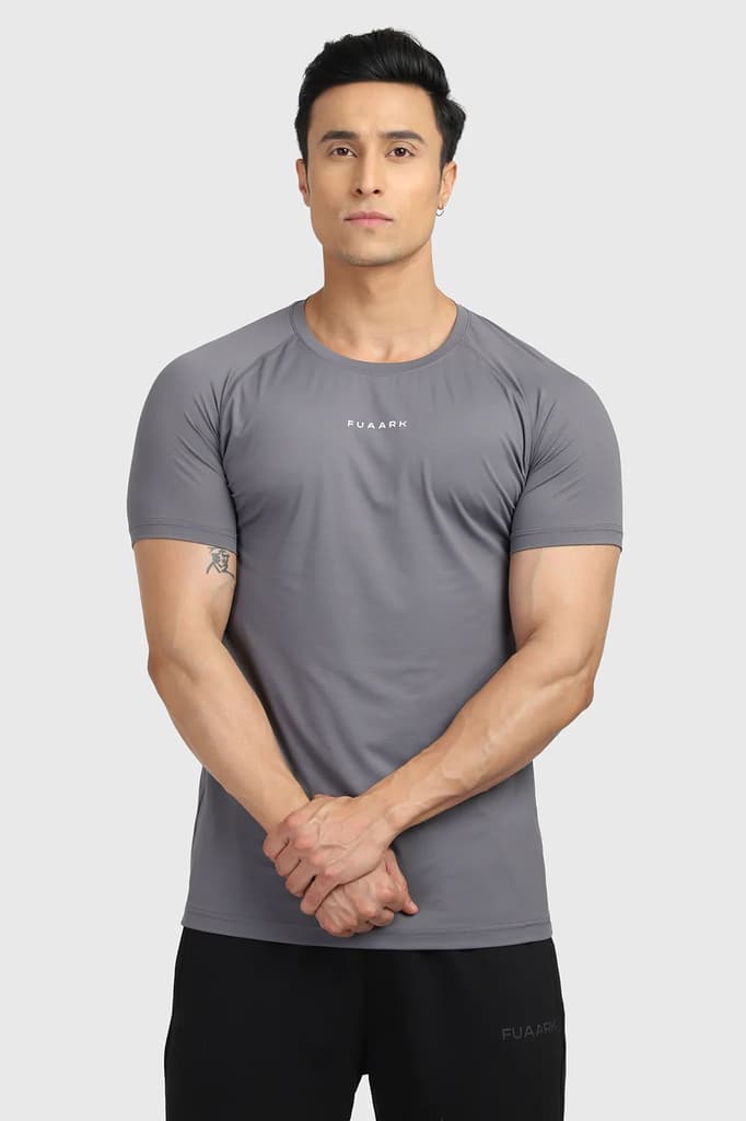 Sleek T-shirt Grey — photo 2