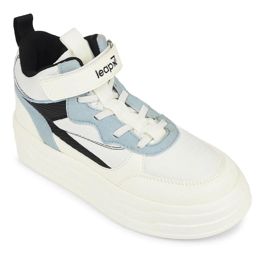 Leap7x Sky Blue Sporty Casual Lacing Sneakers For Women STYLO-10 By Liberty