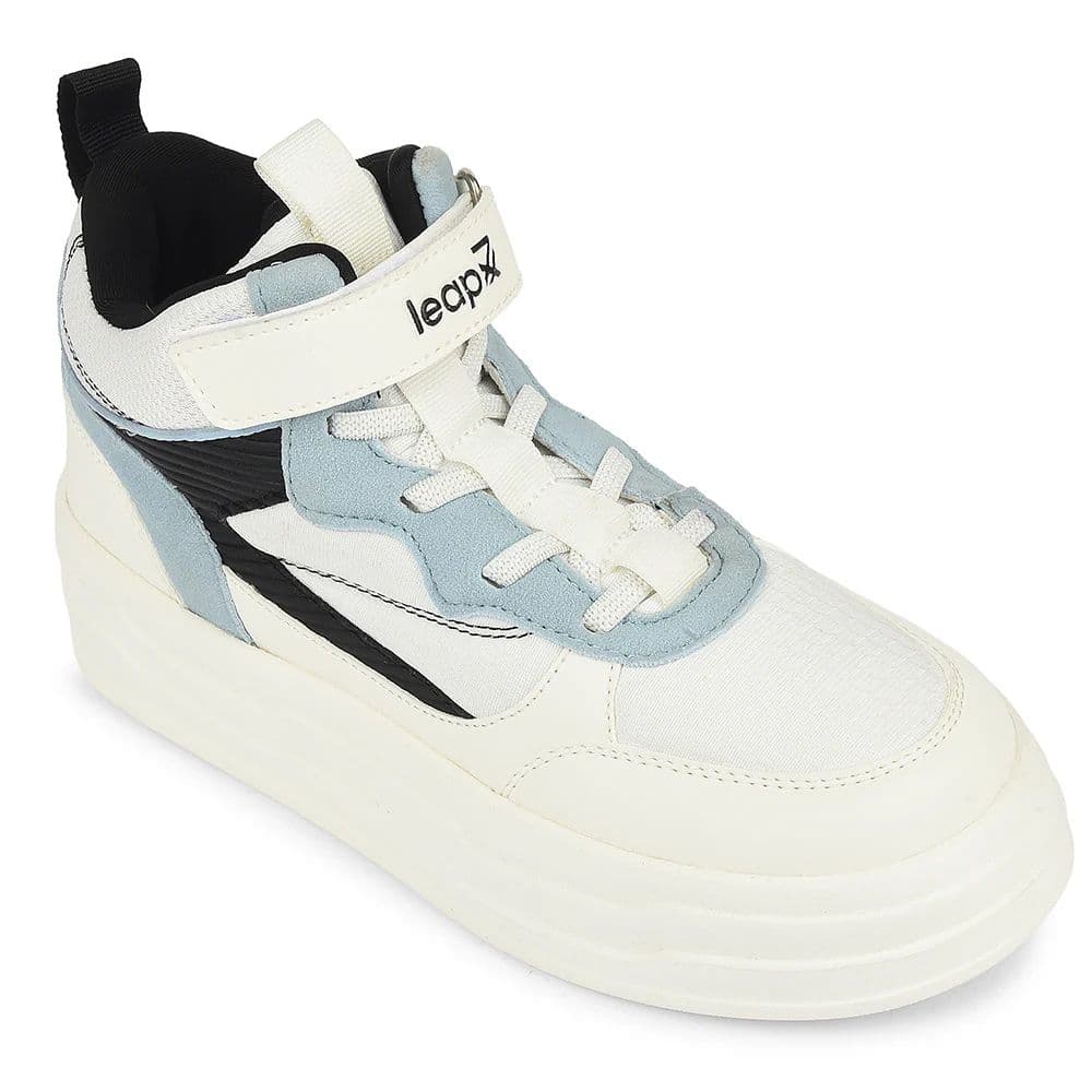 Leap7x Sky Blue Sporty Casual Lacing Sneakers For Women STYLO-10 By Liberty — 2/34 / Sky Blue