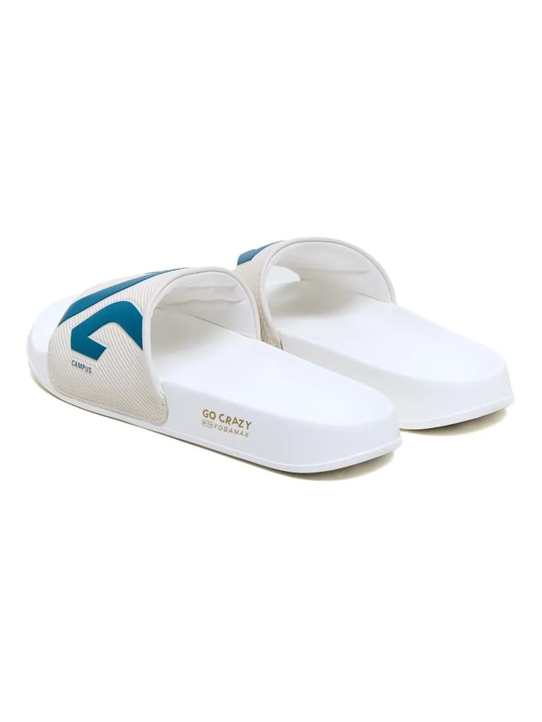 SL-475 White Men's Slides — photo 5