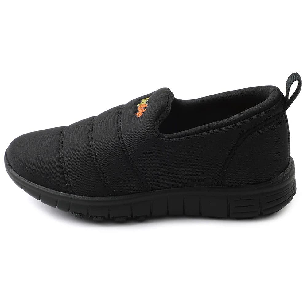 Lucy & Luke Black Sports Non Lacing Walking Shoes For Kids 2123-34 By Liberty — photo 3