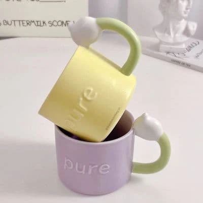 Pretty Pastel Tulip Mug — photo 3