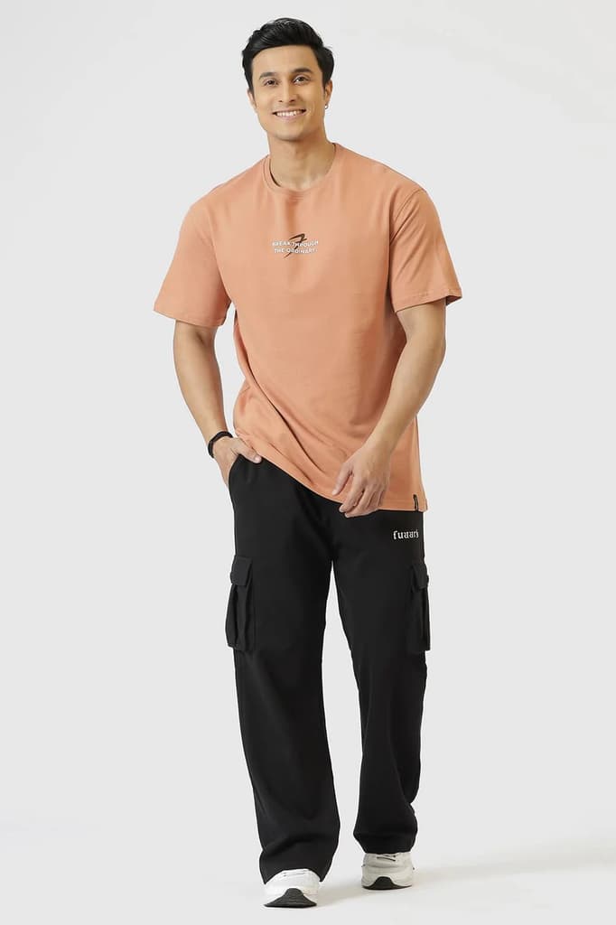 Break Through Oversized T-shirt Warm Beige — photo 7