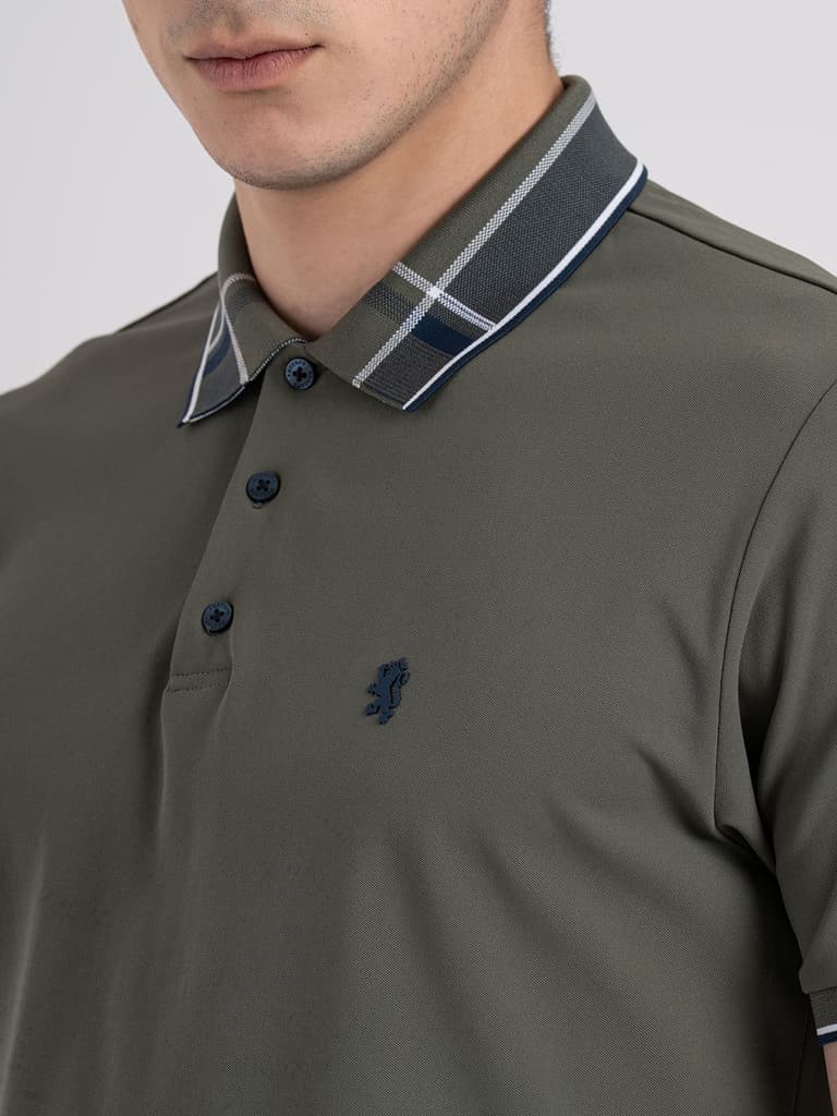 Jacquard Collar Polo T-shirt for Men | Premium Comfort | Sharp Look — photo 4