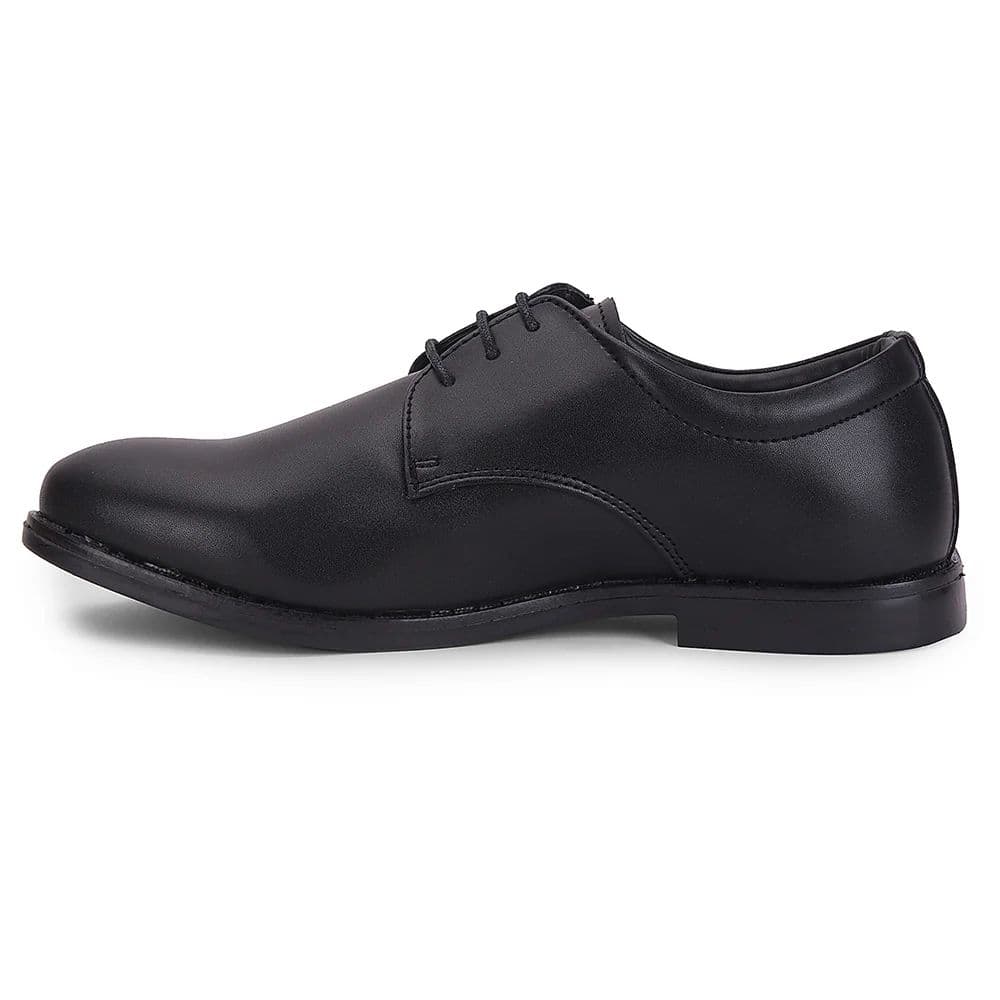 Fortune Black Formal Lacing Derby Shoes For Men MONTRICH-E By Liberty — photo 3