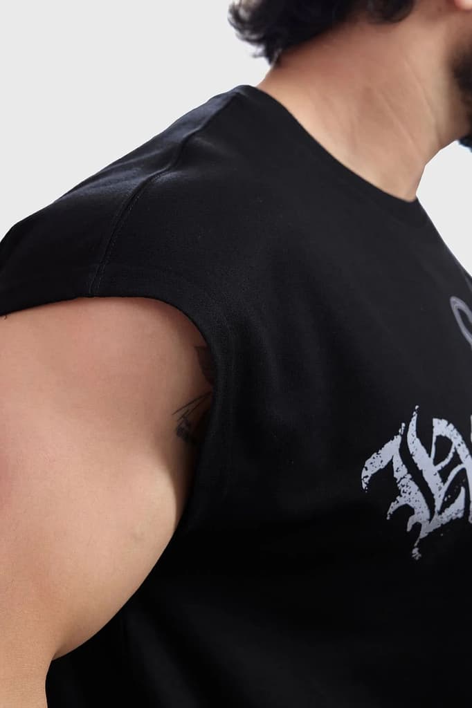 Hoonigans Capsleeves Tank Black — photo 4