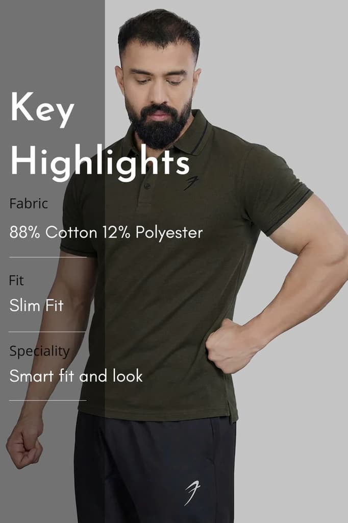 Mark Polo T-shirt Olive — photo 7