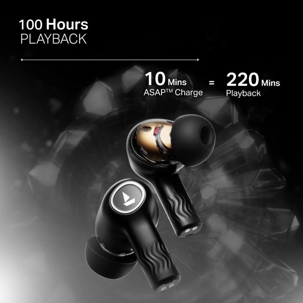 boAt Nirvana Crystl | Wireless Earbuds with 100 Hours Playback, Upto 32dB ANC, BEAST™ Mode, Adaptive EQ by Mimi — photo 10
