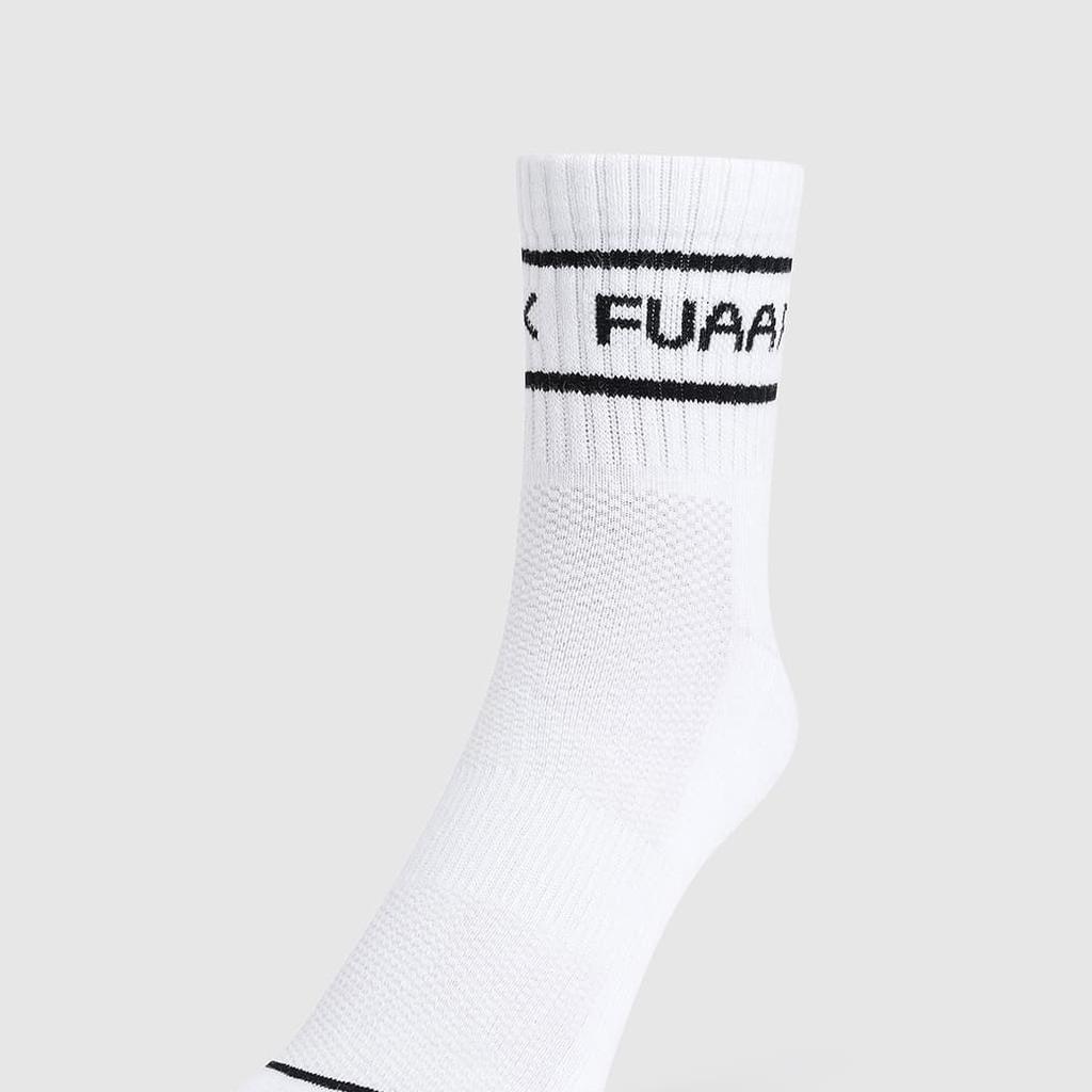 Legacy Quarter Socks White/Black