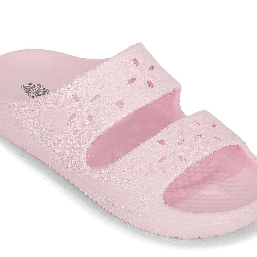 A-HA COSYWALK-E Light Pink Casual Slides For Women By Liberty — photo 5