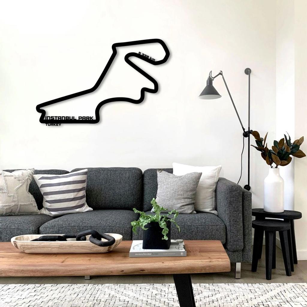 ISTANBUL PARK CIRCUIT METAL WALL ART — photo 3