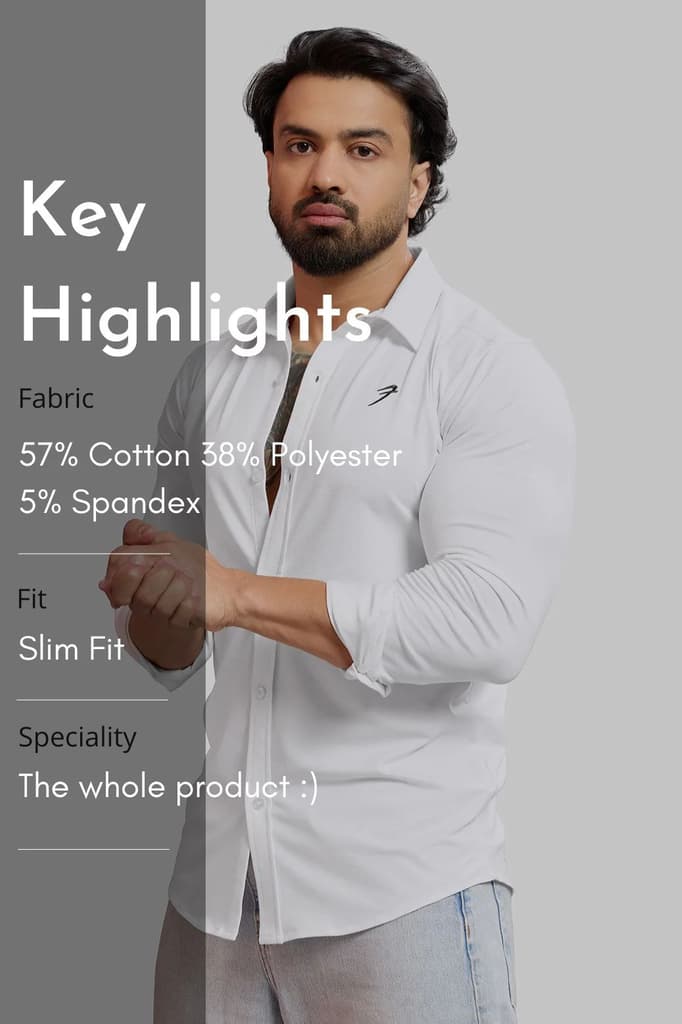 Aero Fullsleeves Shirt White — photo 7
