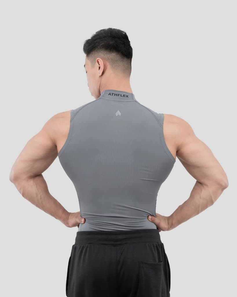 Hustle High Neck Compression Tank — photo 6