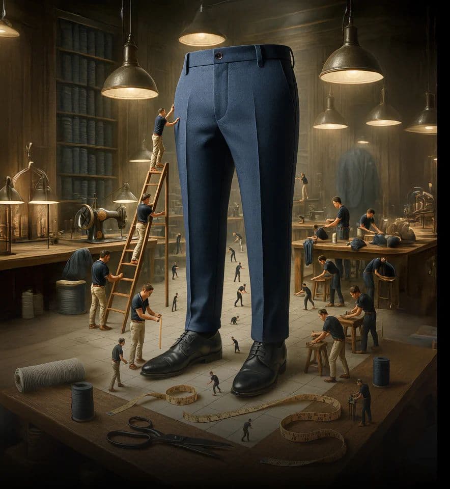 Smoke Grey Missoni Wool Pant