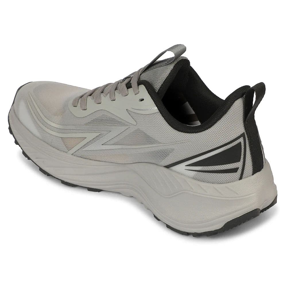 Leap7X ZQ-WFM-12 Grey Sports Walking Non Lacing Shoes for Men by Liberty — photo 3