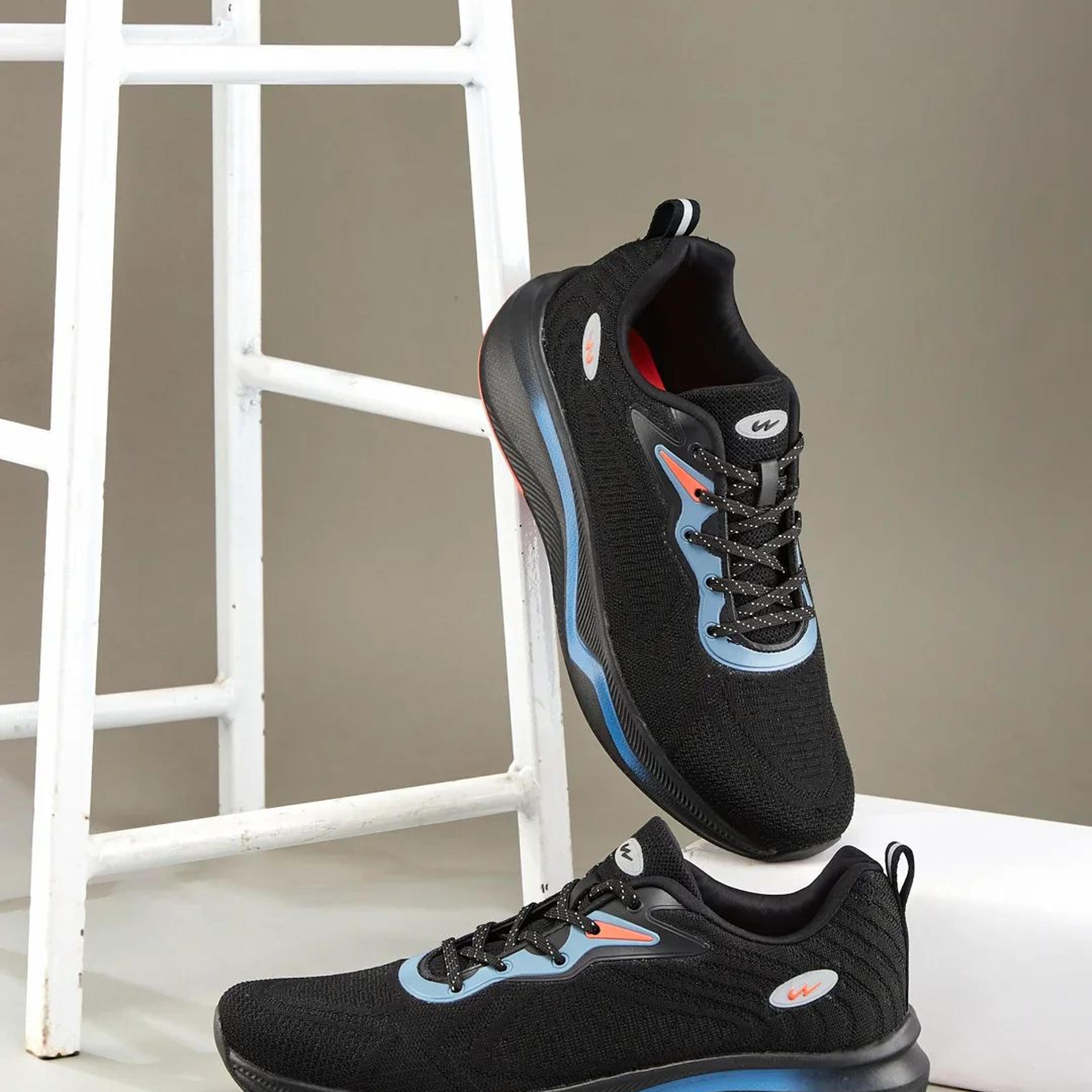 GRETTA Black Men's Running Shoes