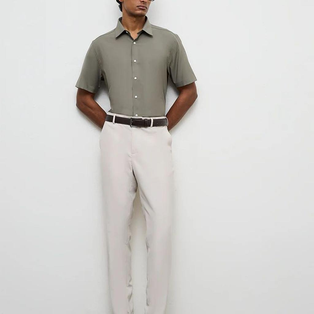 WES Formals Sage Slim-Fit Shirt