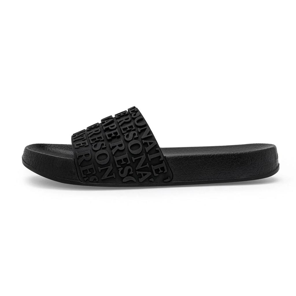 Womens Sliders in Black | Casual Pool Sliders — photo 3
