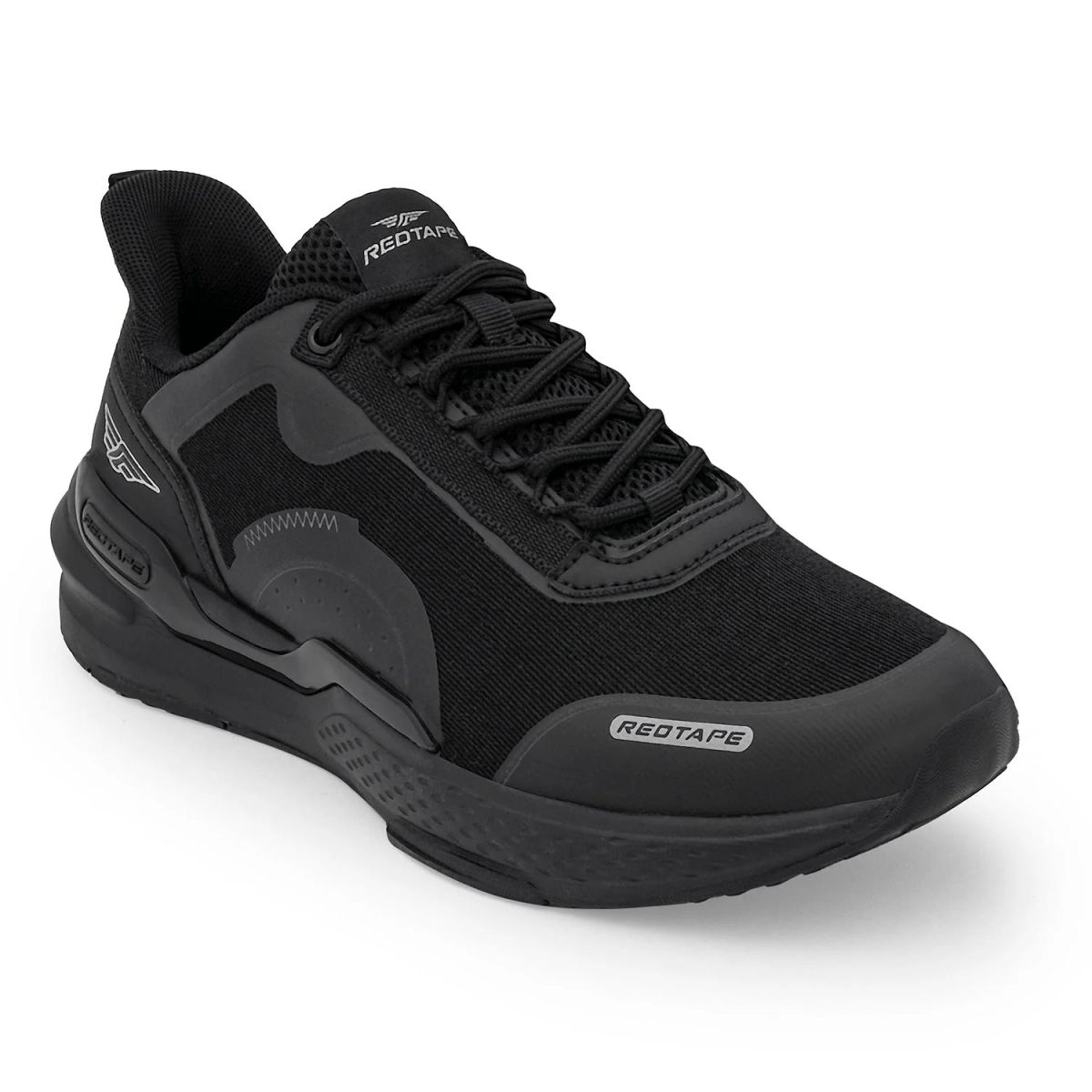 Athleisure Sports Shoes for Men in Black | Low-Cut Shoes.