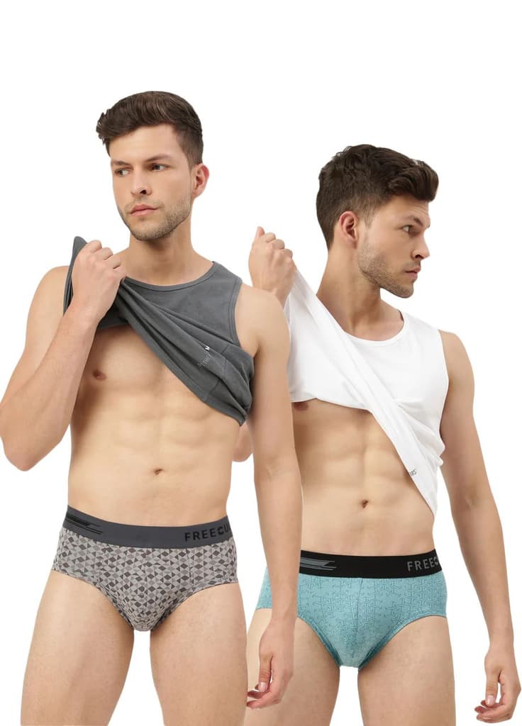 Men's Anti-Bacterial Printed Micro Modal Brief (Pack of 2) — photo 13