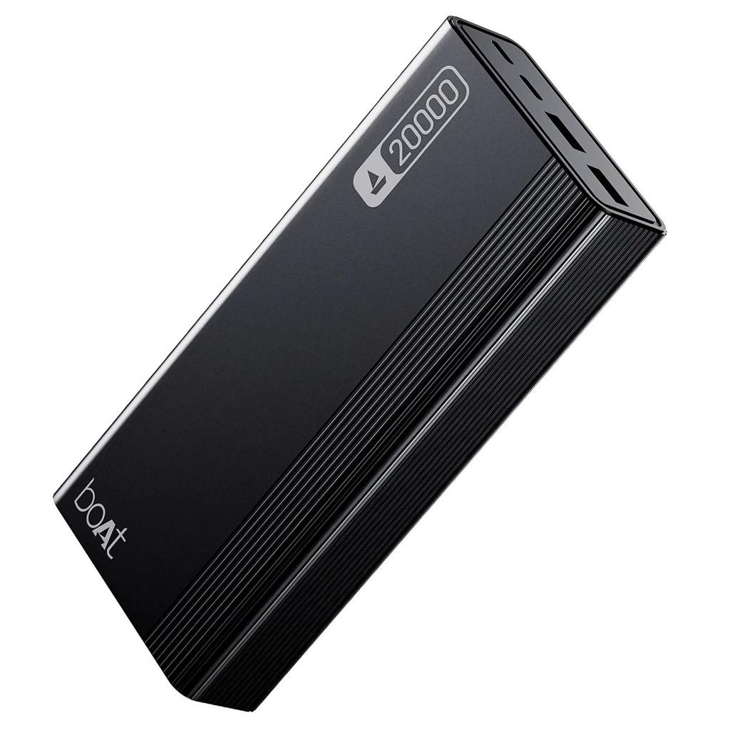 Energyshroom PB401 | Powerbank with 20000mAh Lithium Polymer Battery, Multiple Ports for Simultaneous Charging
