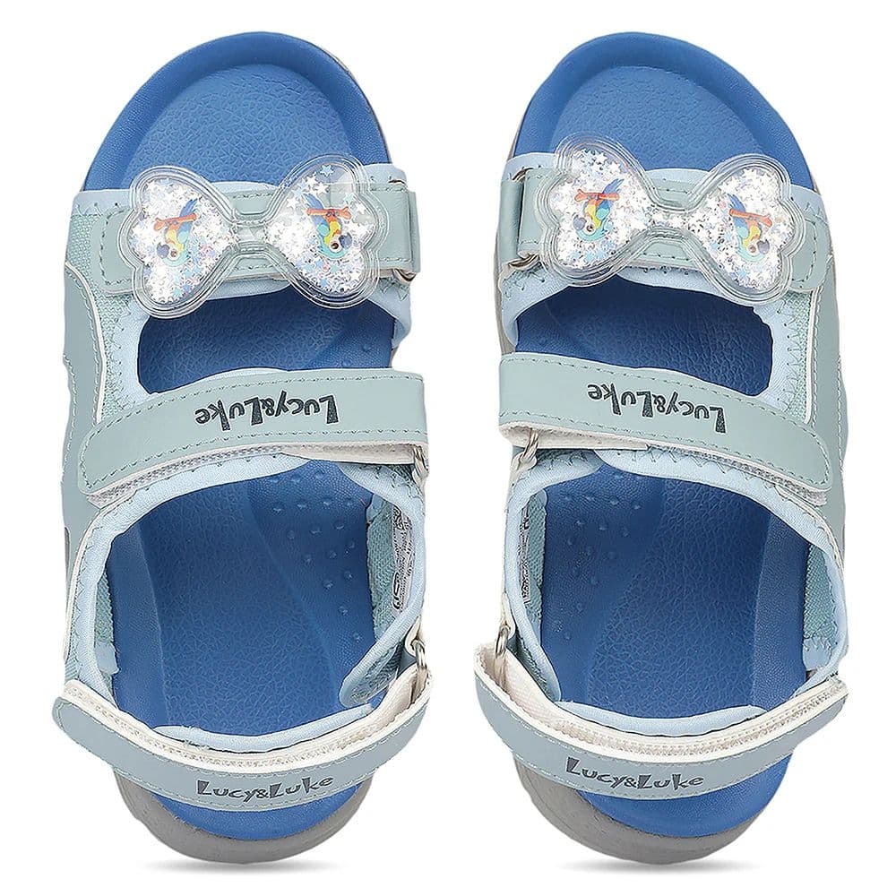 Lucy & Luke CANDYKICKE Blue Casual Flat Sandal For Kids By Liberty — photo 10