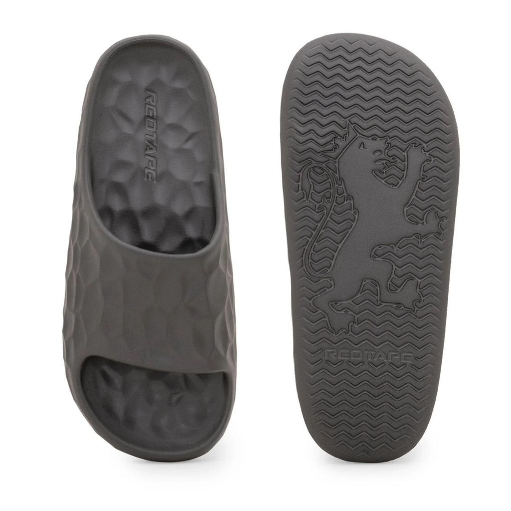 Men's Dark Grey Pool Sliders | Casual Comfort — photo 5