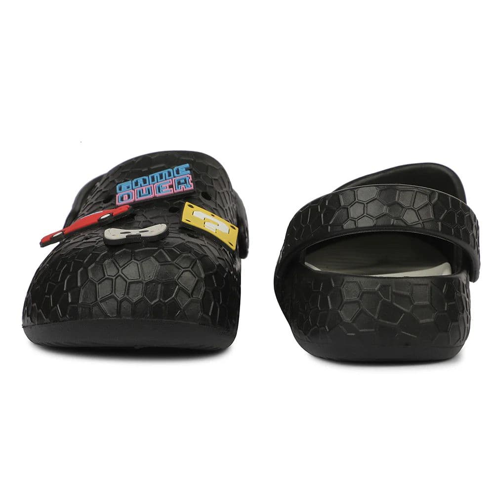 A-HA NITPROWALK Women's Black Casual Clogs - Nitro Sole with Slingback Strap & Molded EVA — photo 6