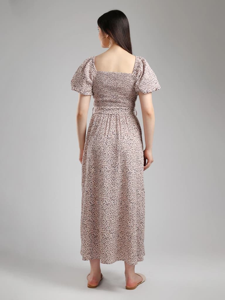 Avira Textured Flared Dress — photo 4