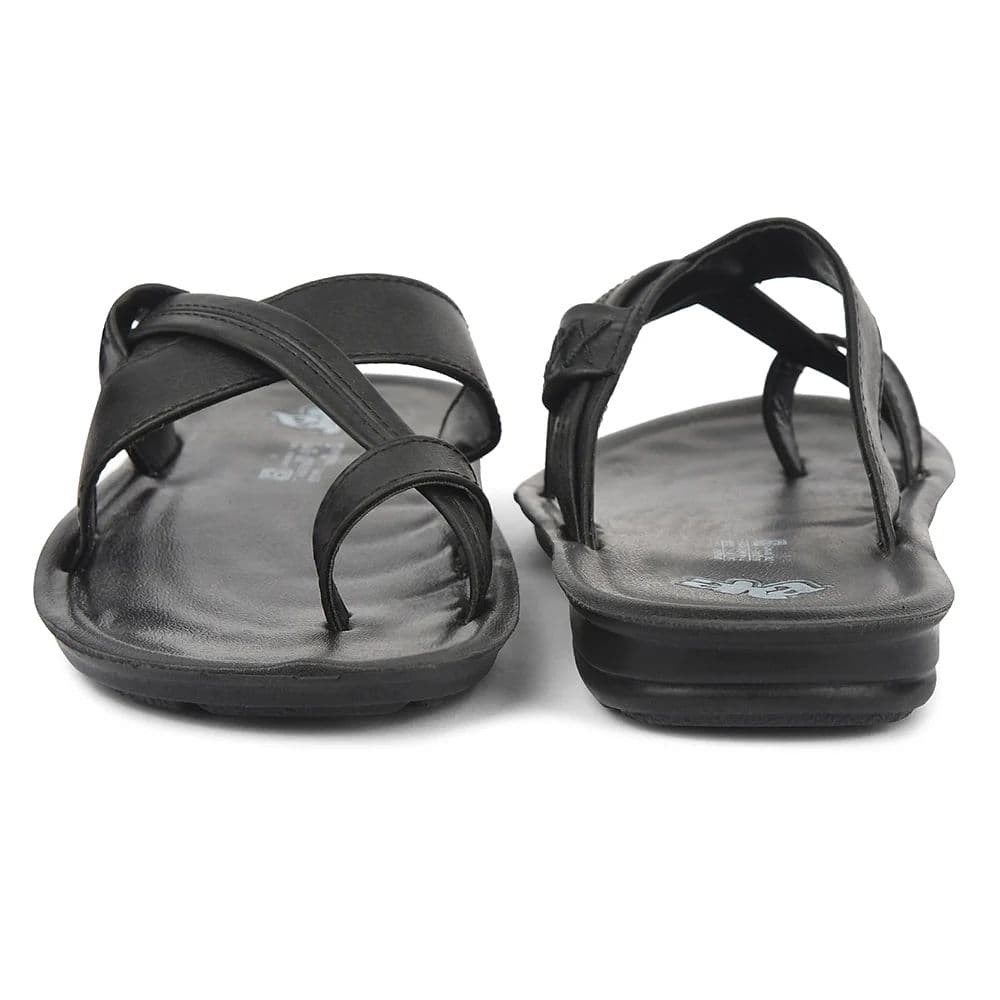 A-HA Black Casual Flat Sandal For Men MPU-60 By Liberty — photo 6