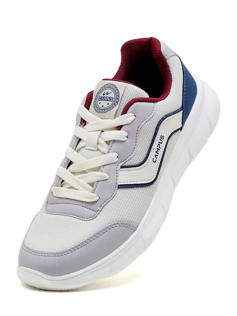 EVARO Off White Men's Running Shoes — photo 3
