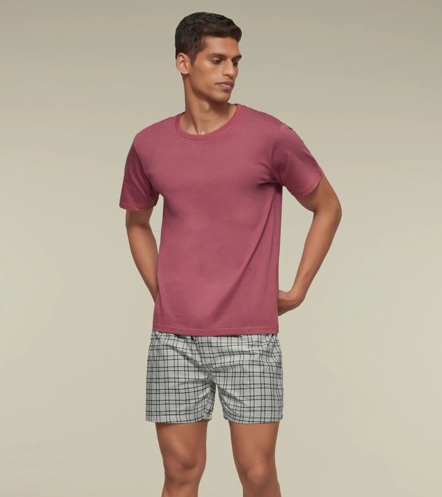Checkmate Combed Cotton Boxers Steely — photo 2