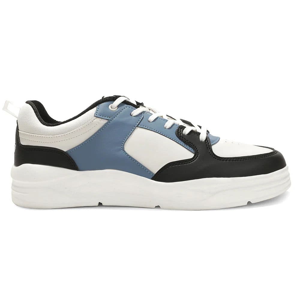 LEAP7X Royal Blue Casual Lacing Sneakers for Men OCIANSTEPE by Liberty — photo 4