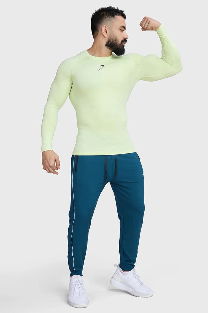 Compression Fullsleeves T-shirt Lime — photo 2