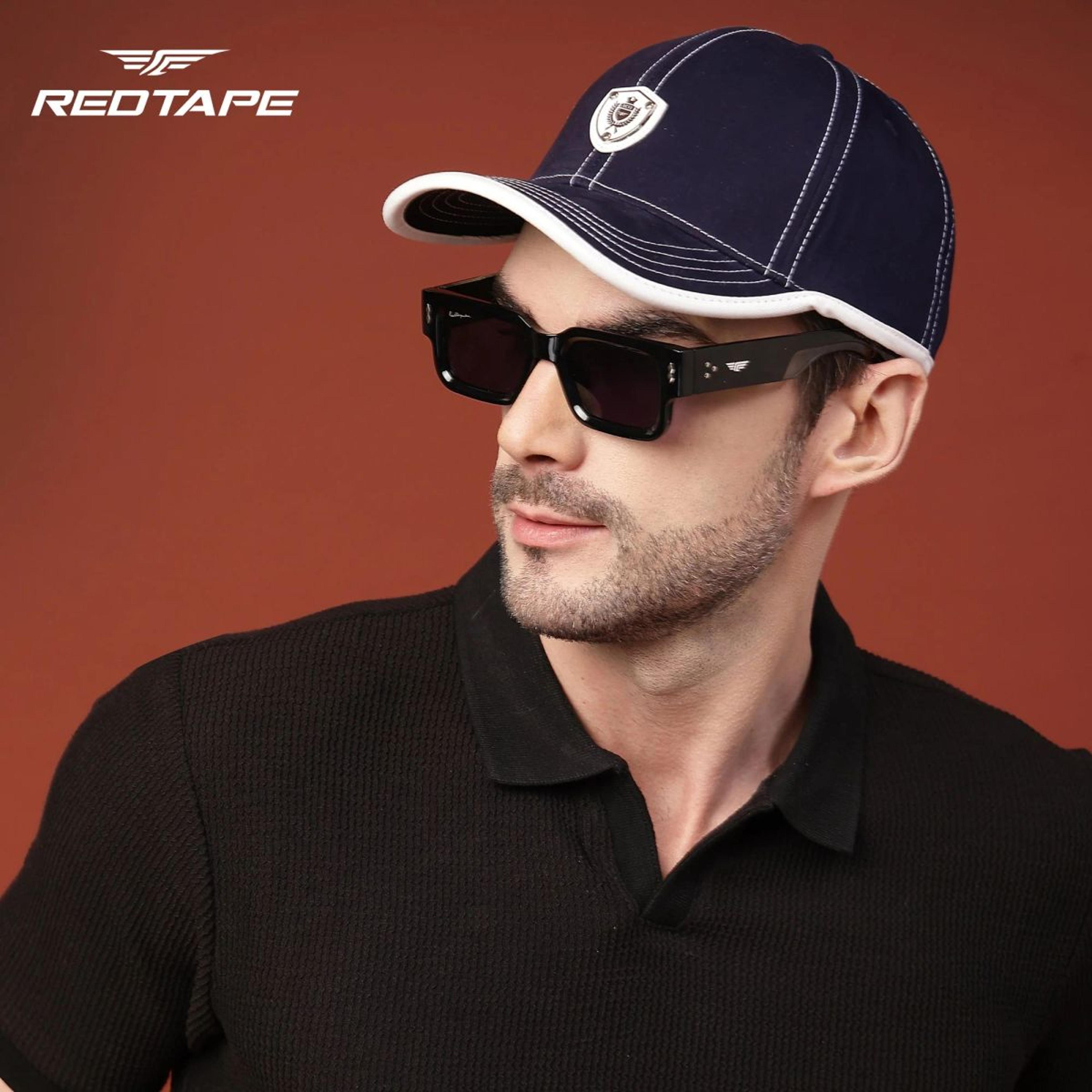 Unisex Navy Blue Solid Cotton Twill Baseball Cap with Adjustable Strap
