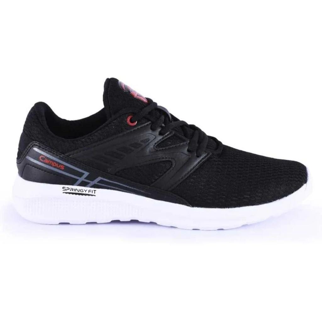 SLIDO Black Men's Running Shoes