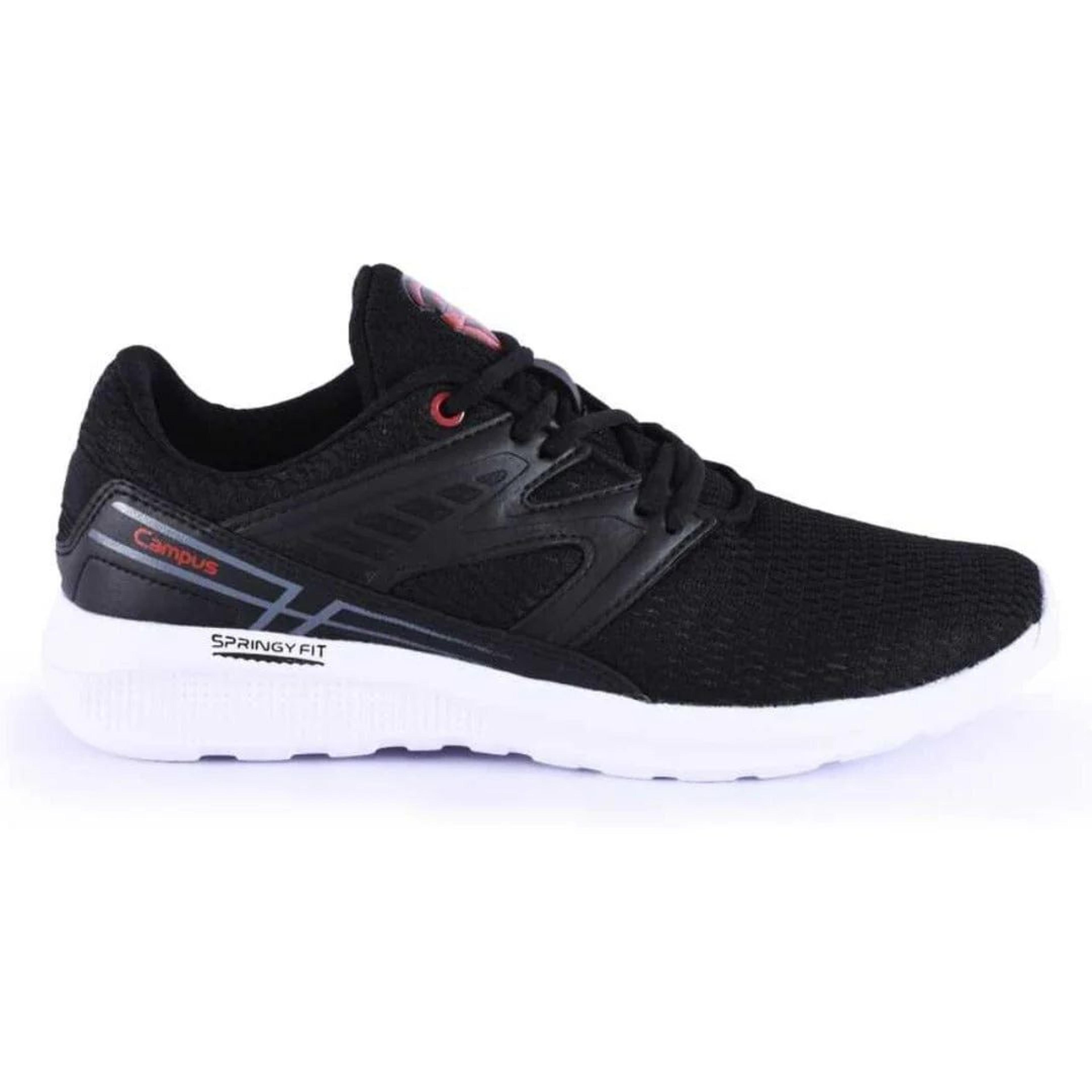 SLIDO Black Men's Running Shoes