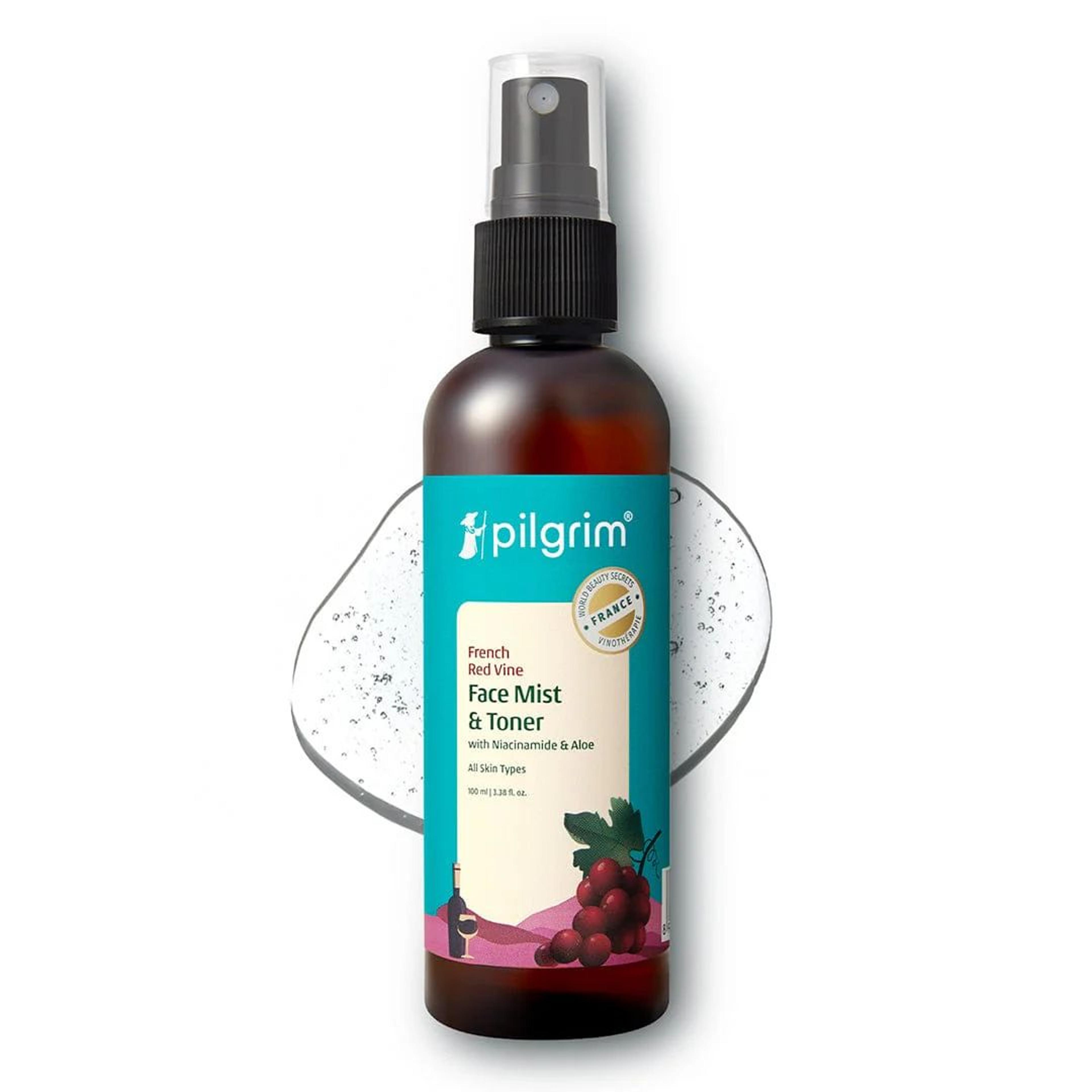 Red Vine Face Mist & Toner with Niacinamide (Vit. B3) & Aloe